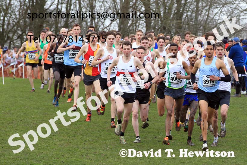 Senior Mens 2023 UK CAU Inter Counties Cross Country Champs, Prestwold Hall, Loughborough. Photo: David T. Hewitson/Sports for All Pics